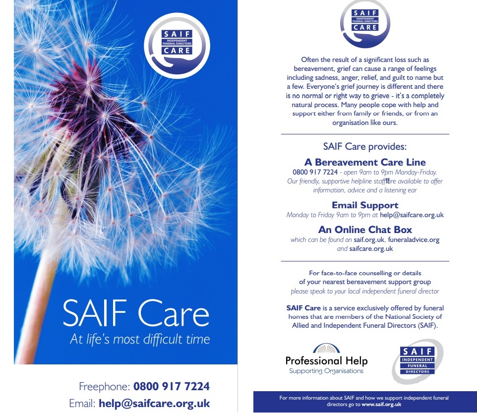 SAIF Care Bereavement Support